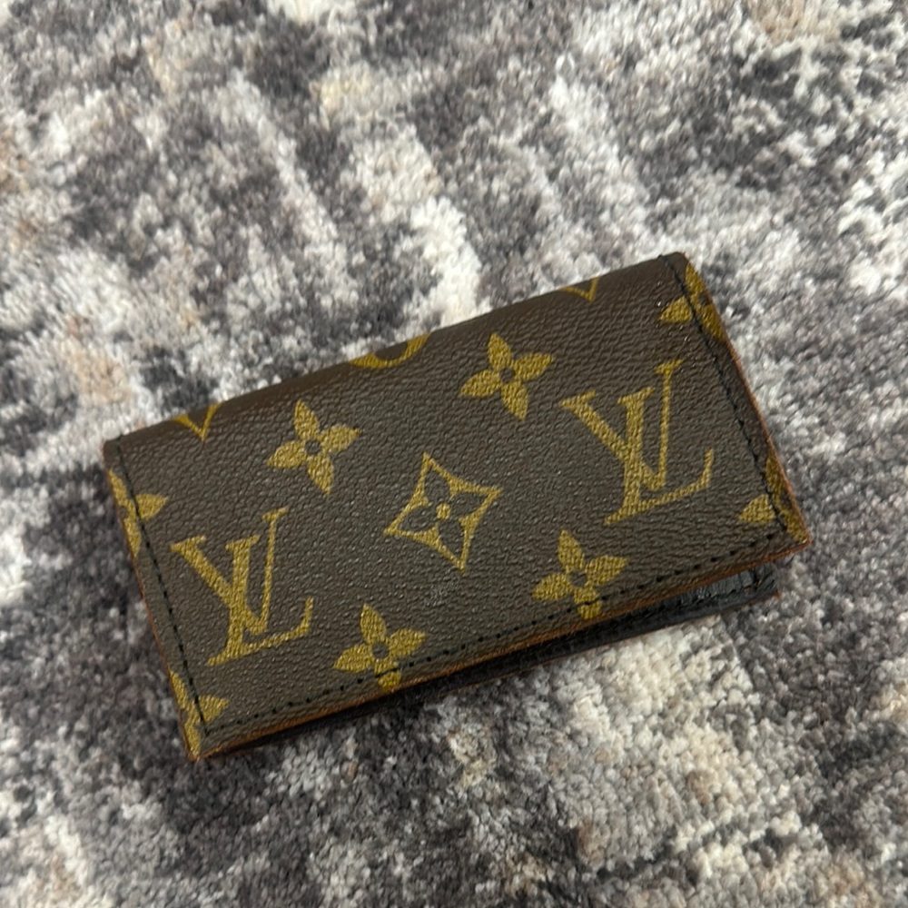 Louis Vuitton Brown and Gold Monogram Wallet